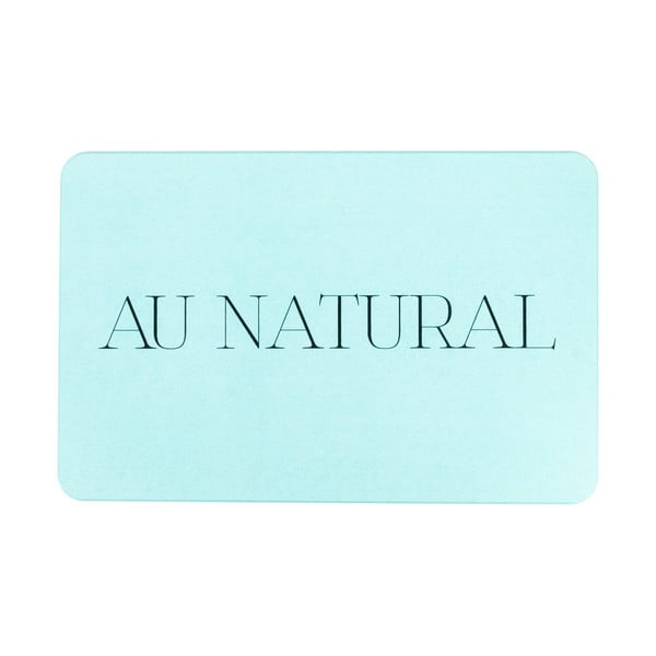 Svetlo modra kopalniška podloga 39x60 cm Au Natural - Artsy Doormats
