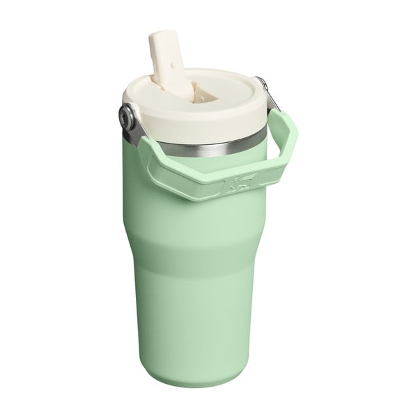 Žajbljevo zelena termovka iz nerjavečega jekla 600 ml IceFlow™ Flip Straw 2.0 Tumbler Pistachio – Stanley-image-2