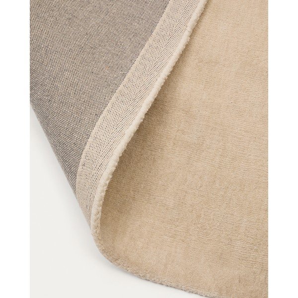 Kremno bela preproga 160x230 cm Empuries – Kave Home-image-2