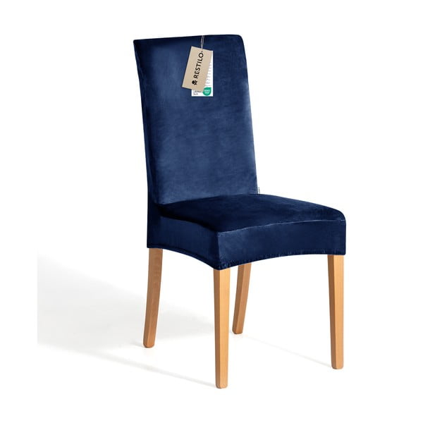 Modra raztegljiva prevleka za stol 48 cm Sento – Restilo-image-2