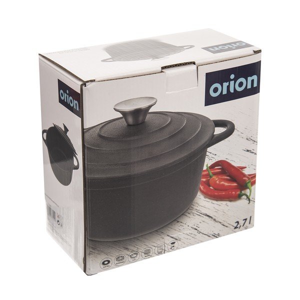 Litoželezen lonec s pokrovko 2,7 l Litina – Orion-image-4