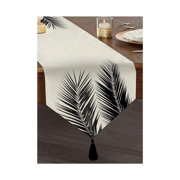 Namizni tekač 45x140 cm Black Tree – Minimalist Cushion Covers-image-2
