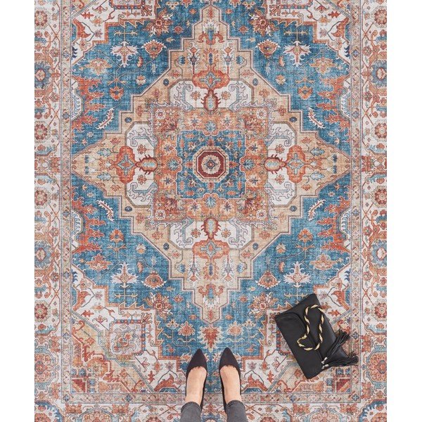 Modro-rdeča preproga Nouristan Sylla, 80 x 150 cm-image-3