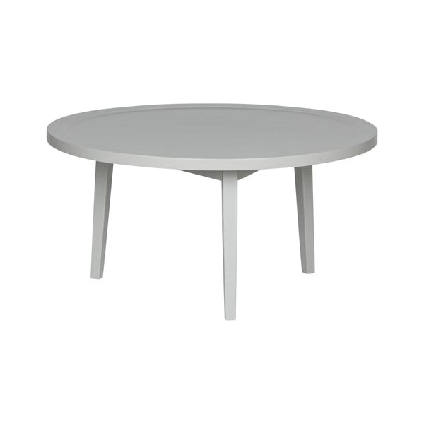 Kavna mizica iz sivega akacijevega lesa vtwonen Sprokkeltafel, ⌀ 80 cm