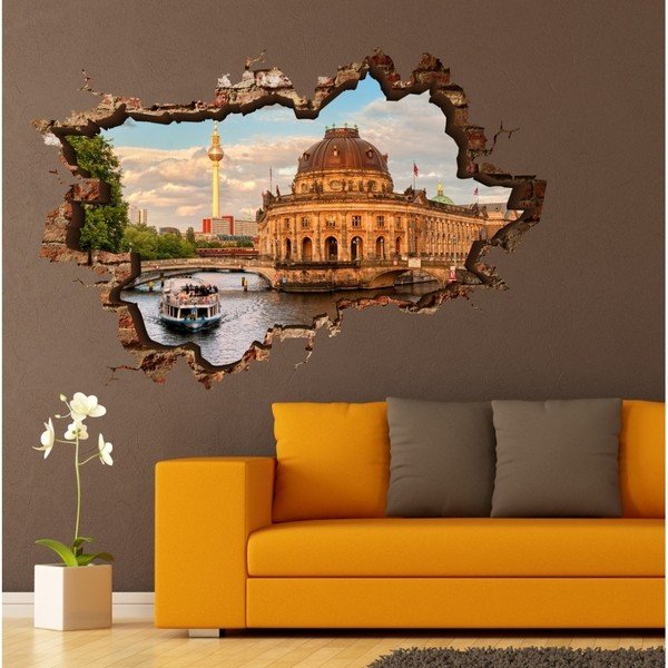 Stenska nalepka 3D Art Marro, 135 x 90 cm-image-1