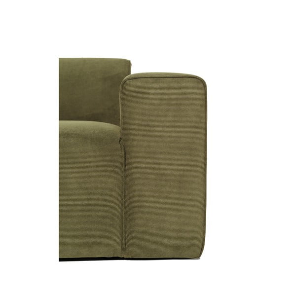 Zelena modularna zofa v obliki črke U Scandic Sting, levi kot-image-4