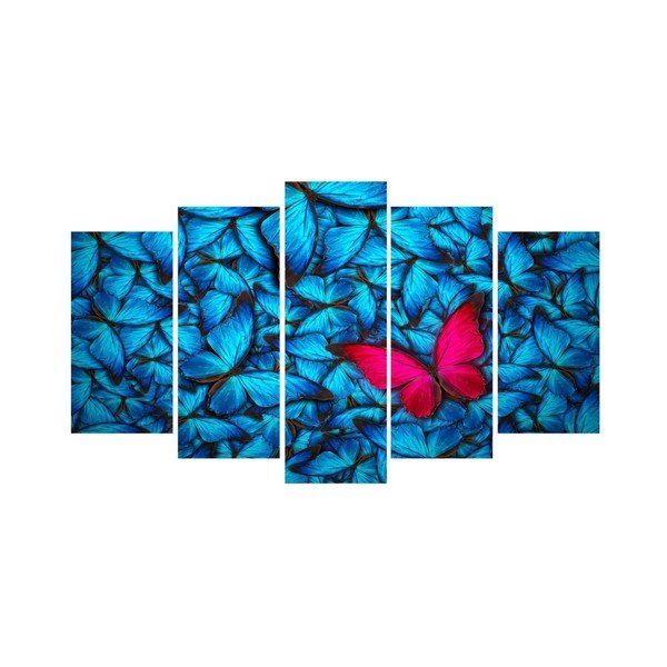 Večdelna slika 3D Art Azul Feel, 102 x 60 cm