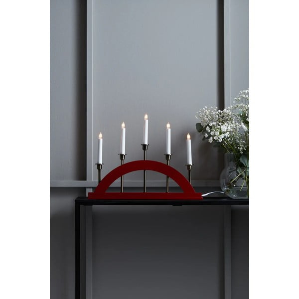 Rdeča božična svetlobna dekoracija Bridge – Markslöjd-image-1