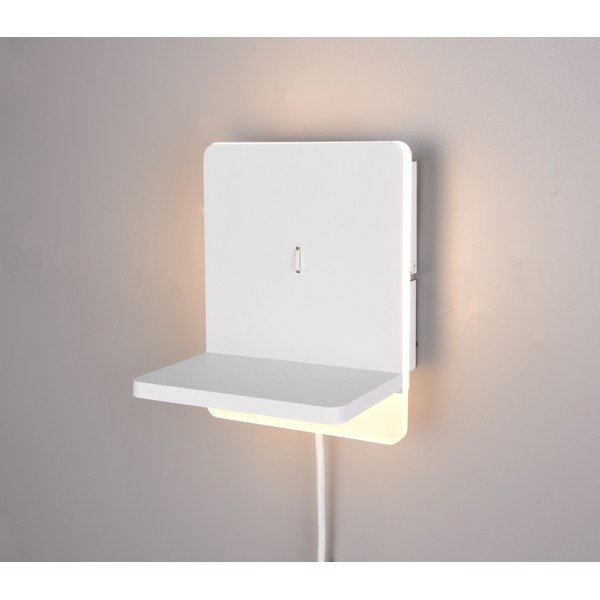 Bela LED zatemnitvena stenska svetilka Fairfield – Trio-image-1