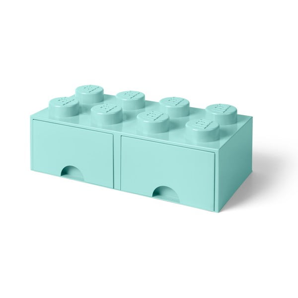 Mint zelena škatla za shranjevanje z dvema predaloma LEGO®-image-1