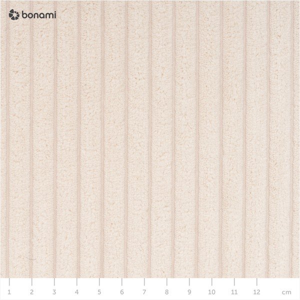 Kremno bel modul za sedežno garnituro iz rebrastega žameta (sredinski modul) Nihad modular – Bobochic Paris-image-4