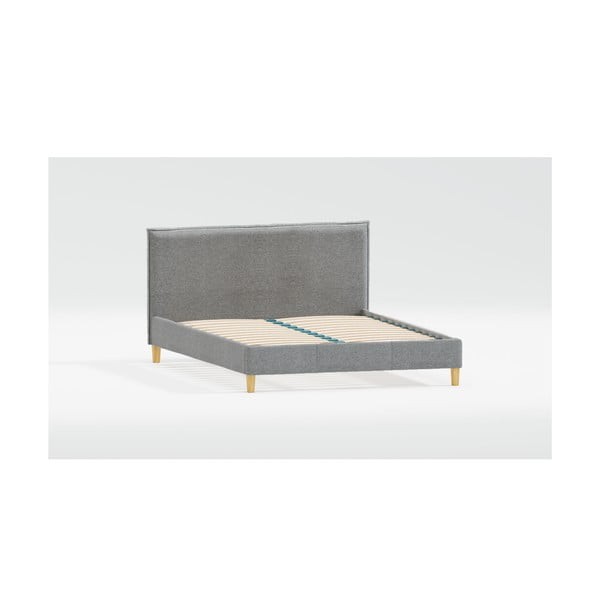 Oblazinjena zakonska postelja z letvenim dnom 160x200 cm Tina – Ropez
