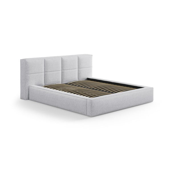 Svetlo sivo oblazinjeno vzglavje 189x100 cm Darren – Micadoni -image-3