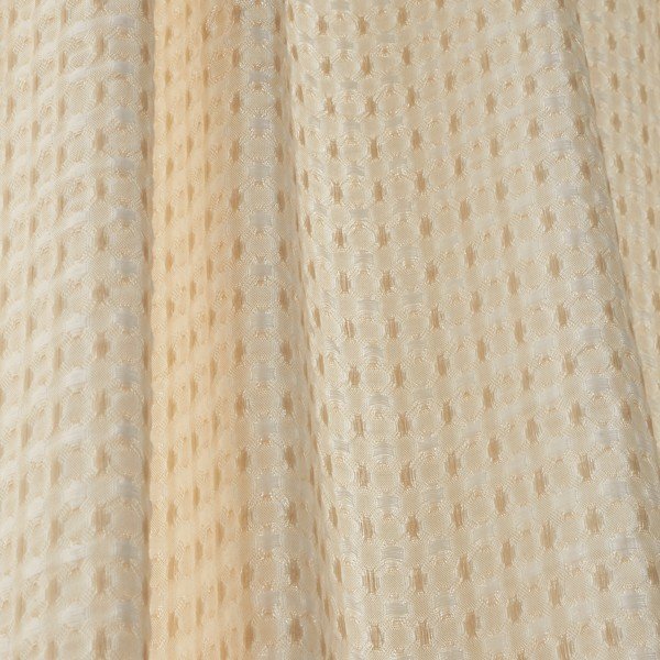 Bež prosojna zavesa 140x183 cm Muscat Waffle – Pineapple Elephant-image-2