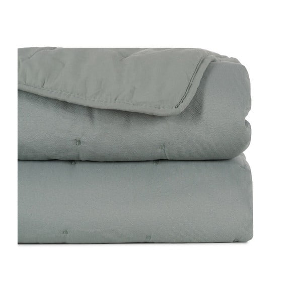 Prašno zeleno prešito pregrinjalo 230x280 cm – Ixia