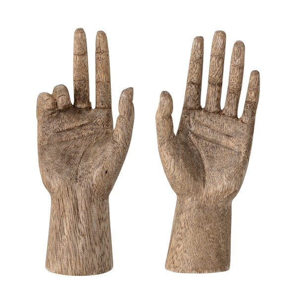 Kipci v kompletu 2 ks iz masivnega lesa 13 cm Teis – Bloomingville