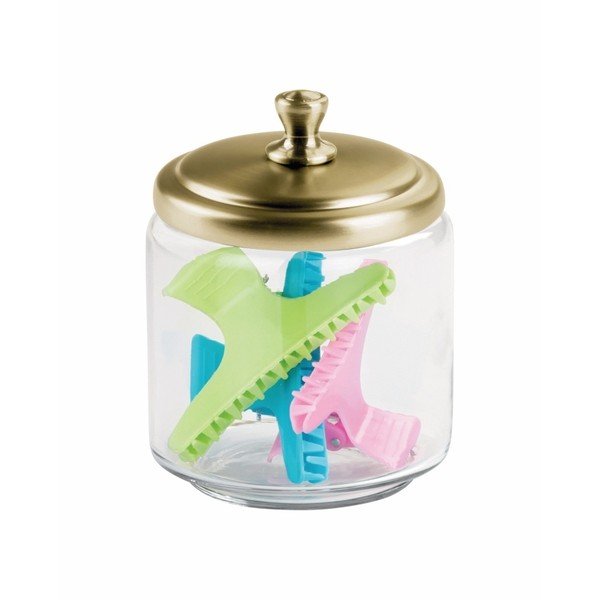 Steklena škatla InterDesign York, ⌀ 9 cm-image-4