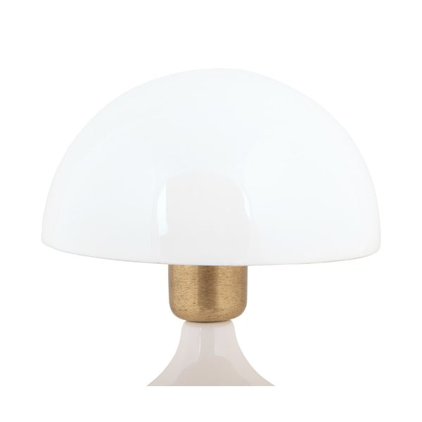 Bela namizna svetilka s kovinskim senčilom (višina 23 cm) Binc – Leitmotiv-image-2