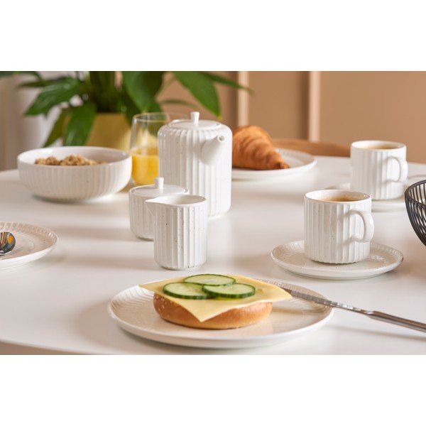 Bel desertni krožnik ø 21 cm Ora Gloss – Salt&Pepper-image-3