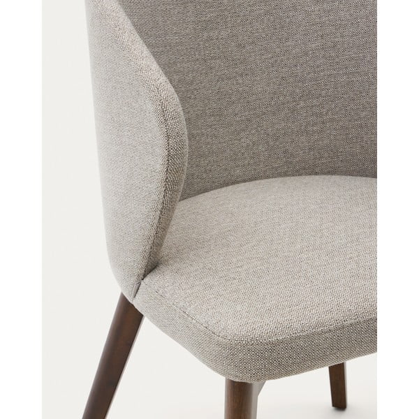 Bež oblazinjen jedilni stol Darice – Kave Home-image-1