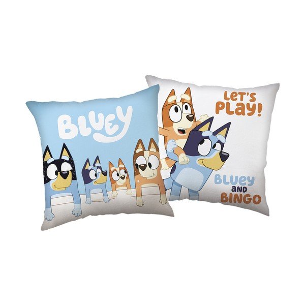 Otroška blazina ø 40 cm Bluey "Let´s Play" – Jerry Fabrics