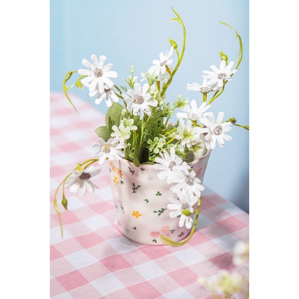 Okrasni cvetlični lonec iz kamenine ø 11 cm Ditsy Floral – Sass & Belle-image-1