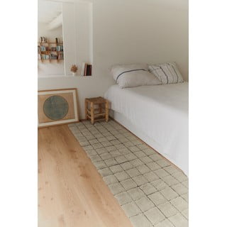 Bež ročno tkana volnena preproga 230x300 cm Mosaic Sandstone – Lorena Canals