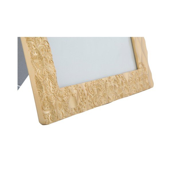 Rumeni okvir za fotografije v okvirju iz smole Mauro Ferretti Glam Carving, 20 x 25 cm-image-1