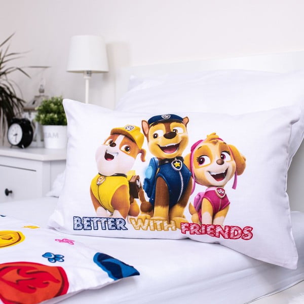 Bombažna otroška posteljnina za otroško posteljico 100x135 cm Paw Patrol – Jerry Fabrics-image-3