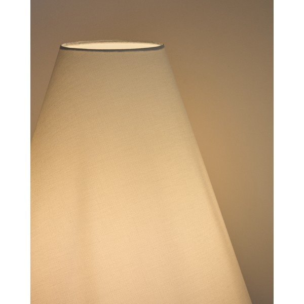 Rjava stoječa svetilka s tekstilnim senčilom (višina 153 cm) Navat – Kave Home-image-2