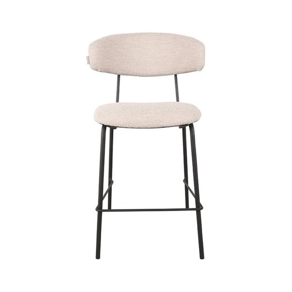 Kremno beli barski stoli v kompletu 2 ks 95 cm Zack – LABEL51-image-1