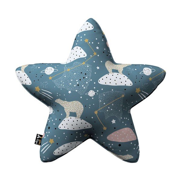 Otroška blazina Lucky Star – Yellow Tipi