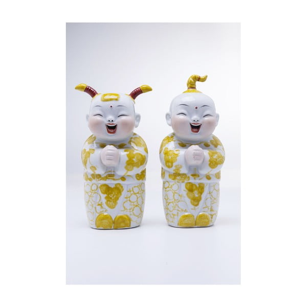 Komplet 2 dekorativnih figuric Kare Design Happy Kids