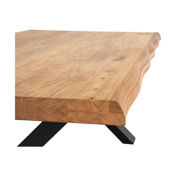 Kavna mizica z masivno hrastovo ploščo House Nordic Toulon, 120 x 70 cm-image-4