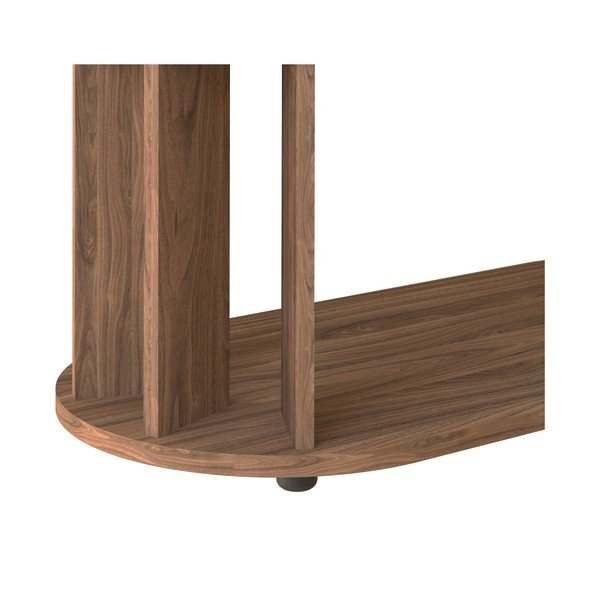 Klubska mizica s ploščo v dekorju oreha 110x50 cm Nora - TemaHome-image-4