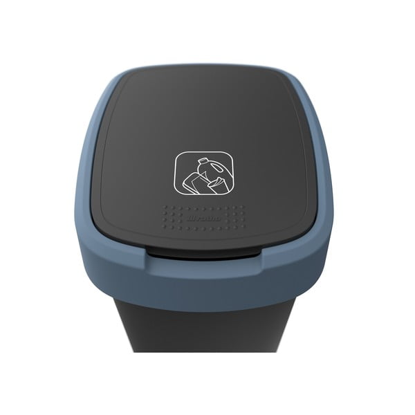 Koš za odpadke iz reciklirane plastike 50 L Twist - Rotho-image-3