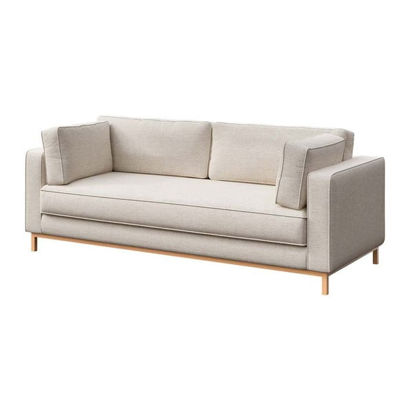 Kremno bela sedežna garnitura 222 cm Celerio – Ame Yens-image-2