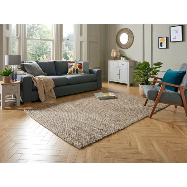 Preproga iz jute v naravni barvi 160x230 cm Sol - Flair Rugs-image-1