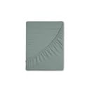 Zelena napenjalna flanelna rjuha 140x200 cm – Good Morning