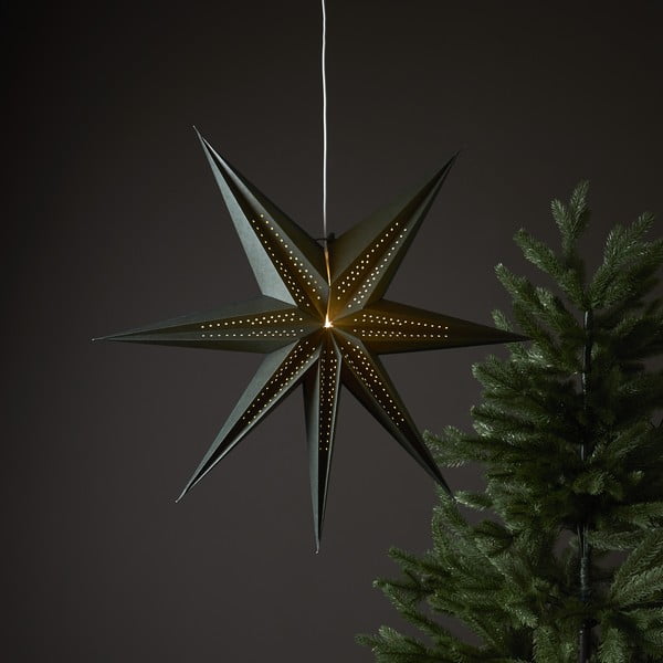 Zelena božična svetlobna dekoracija ø 60 cm Point - Star Trading