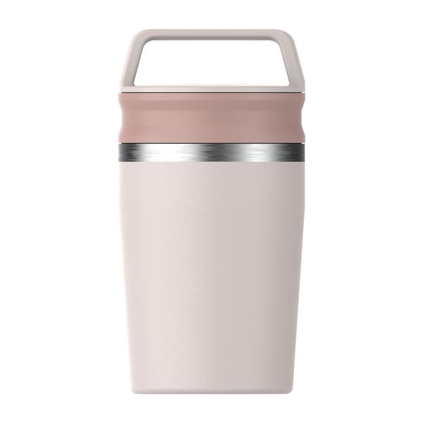 Svetlo rožnat termo lonček iz nerjavečega jekla 230 ml Café-To-Go Travel Mug Rose Quartz – Stanley-image-4