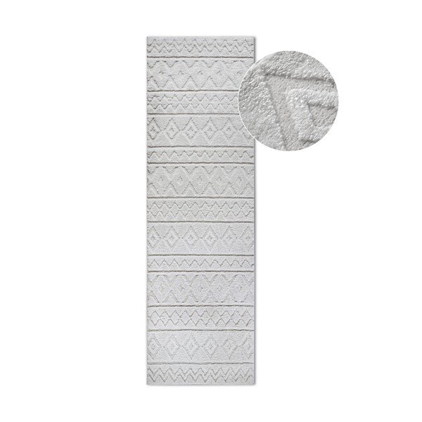 Kremno bel tekač 80x240 cm Itinerance Cream White – Elle Decoration