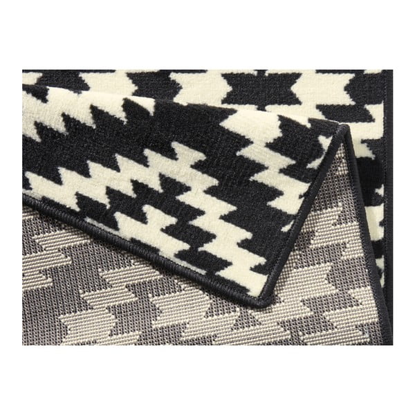 Črno-bel tekač Hanse Home Basic Nordic, 80 x 200 cm-image-2