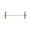 Steklen sistem modularnih polic v naravni barvi 90x28x30,5 cm Sitra – Kave Home