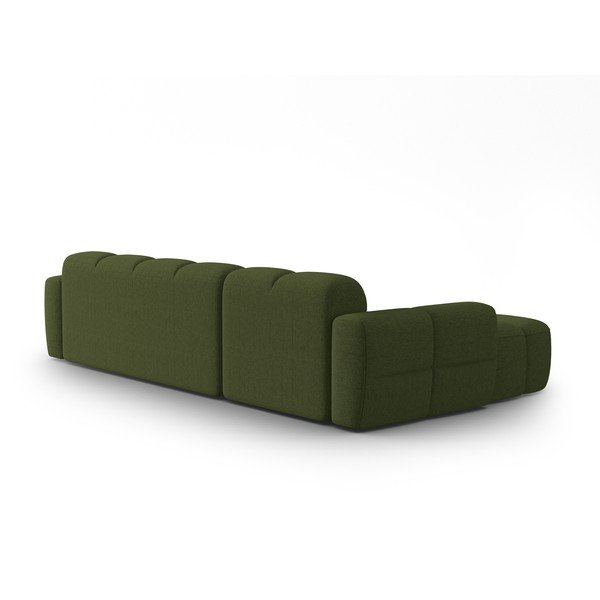 Zelena kotna sedežna garnitura Lisa – Micadoni Home-image-4