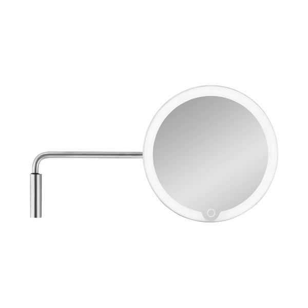 Stensko/kozmetično ogledalo z lučjo/povečevalno (5x) ø 20 cm MODO – Blomus