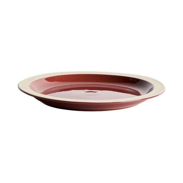Bordo rdeč keramičen krožnik ø 25 cm Doren – Kave Home