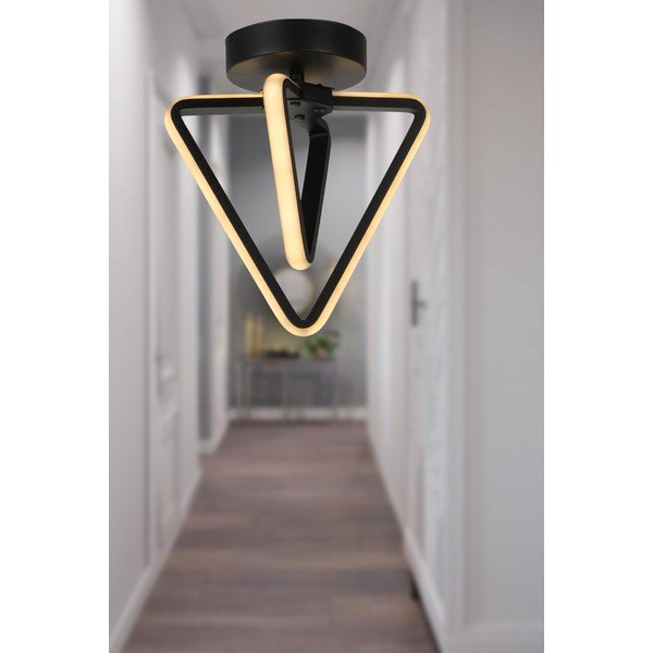 Črna kovinska LED stropna svetilka Baris – Squid Lighting-image-1