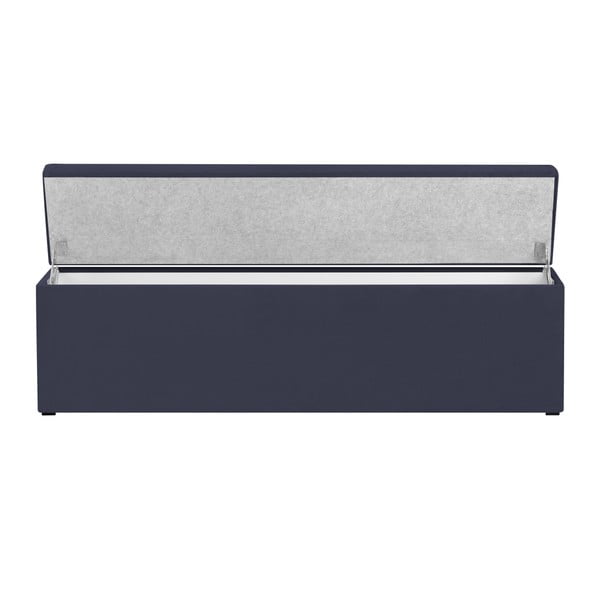 Temno modra otomanka Mazzini Sofas Ancona, 140 x 47 cm-image-2