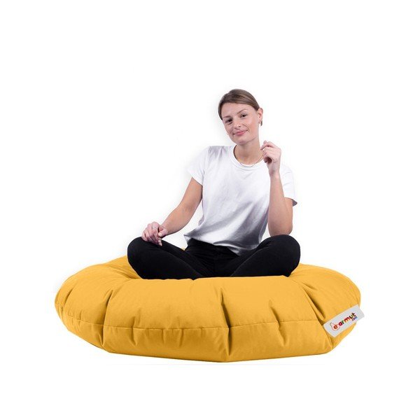 Rumena vreča za sedenje Iyzi – Floriane Garden-image-3